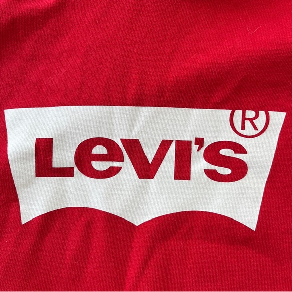 Levi’s Big Boy Batwing Pullover Hoodie - Red, Size XL - Picture 3 of 13